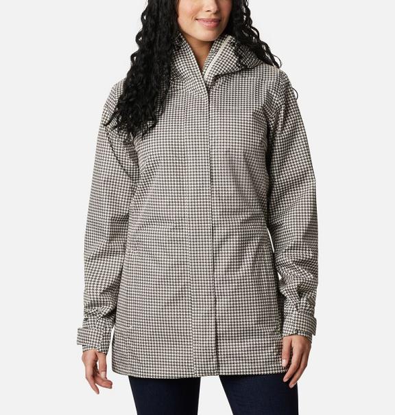 Columbia Splash A Little II Rain Jacket White For Women's NZ25347 New Zealand